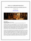 Research paper thumbnail of VIRTUAL WORKSHOP: Artificial Light in Medieval Churches between Byzantium and the West