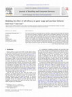 Research paper thumbnail of Modeling the effect of self-efficacy on game usage and purchase behavior