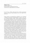 Research paper thumbnail of Recenzja: Łukasz Smyrski, Między władzą spojrzenia a praktyką. Antropologia krajobrazu