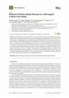 Research paper thumbnail of Robust 24 Hours ahead Forecast in a Microgrid: A Real Case Study