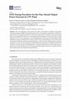 Research paper thumbnail of ANN Sizing Procedure for the Day-Ahead Output Power Forecast of a PV Plant