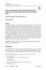 Research paper thumbnail of When to Not Respond in Kind? Individuals' Expectations of the Future and Their Support for Reciprocity in Foreign Policy