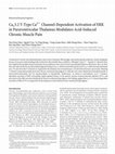 Research paper thumbnail of Cav3.2 T-Type Ca2+ Channel-Dependent Activation of ERK in Paraventricular Thalamus Modulates Acid-Induced Chronic Muscle Pain