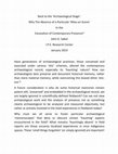 Research paper thumbnail of Back to the 'Archaeological Stage': Why the Absence of a Particular 'Mise-en-Scene' in the Excavation of Contemporary Presence