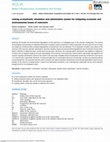 Research paper thumbnail of Linking ecohydraulic simulation and optimization system for mitigating economic and environmental losses of reservoirs