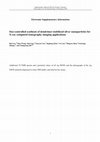 Research paper thumbnail of Size-controlled synthesis of dendrimer-stabilized silver nanoparticles for X-ray computed tomography imaging applications