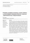 Research paper thumbnail of Posledice socijalnih revolucija u romanu Ubistvo s predumišljajem Slobodana Selenića i pripoveci ,,Zaposednuta kuća“ Hulija Kortasara