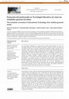 Research paper thumbnail of Formación del profesorado en Tecnología Educativa: de cómo las realidades generan los mitos The formation of teachers in Educational Technology: how realities generate myths