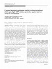 Research paper thumbnail of Cationic liposomes containing soluble Leishmania antigens (SLA) plus CpG ODNs induce protection against murine model of leishmaniasis