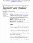 Research paper thumbnail of Benchmarking state-of-the-art approaches for norovirus genome assembly in metagenome sample