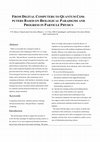 Research paper thumbnail of From Digital computers to quantum computers based on biological paradigms and progress in particle physics