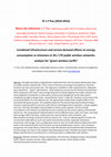 Research paper thumbnail of Combined Infrastructure and Service Demand Effects on Energy Consumption or Emissions in 3G / LTE Public Wireless Networks: Analysis for 'Green Wireless Tariffs