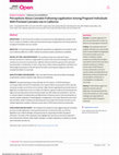 Research paper thumbnail of Perceptions About Cannabis Following Legalization Among Pregnant Individuals With Prenatal Cannabis Use in California