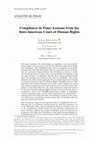 Research paper thumbnail of Compliance in Time: Lessons from the Inter-American Court of Human Rights