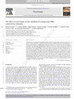 Research paper thumbnail of The effect of scan length on the reliability of resting-state fMRI connectivity estimates