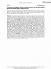 Research paper thumbnail of The outcome and prognostic factors of advanced non-small cell lung cancer patients with do-not-intubation order in intensive care unit