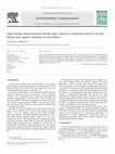 Research paper thumbnail of High voltage electrochemical double layer capacitor containing mixtures of ionic liquids and organic carbonate as electrolytes