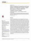 Research paper thumbnail of Effects of Multilevel Facetectomy and Screw Density on Postoperative Changes in Spinal Rod Contour in Thoracic Adolescent Idiopathic Scoliosis Surgery