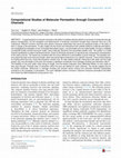 Research paper thumbnail of Faculty of 1000 evaluation for Computational Studies of Molecular Permeation through Connexin26 Channels