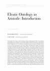 Research paper thumbnail of ‘Eleatic Ontology and Aristotle: Introduction’ (Co-authored with Fabian Mie)