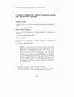 Research paper thumbnail of Compact coalgebras, compact quantum groups and the positive antipode