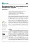 Research paper thumbnail of Impact of Staining Methods and Human Factors on Accuracy of Manual Reticulocyte Enumeration