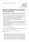 Research paper thumbnail of Article Application of a Modified Entropy Computational Method in Assessing the Complexity of Pulse Wave Velocity Signals in Healthy and Diabetic Subjects