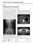 Research paper thumbnail of Emphysematous pyelonephritis