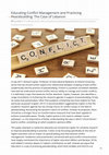 Research paper thumbnail of Educating conflict management and practicing peacebuilding: the case of Lebanon