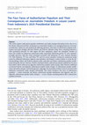 Research paper thumbnail of The Four Faces of Authoritarian Populism and Their Consequences on Journalistic Freedom: A Lesson Learnt From Indonesia's 2019 Presidential Election