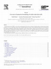 Research paper thumbnail of A review of numerical modeling of solid oxide fuel cells