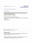 Research paper thumbnail of On Separating the Wheat from the Chaff: Surplus Structure and Artifacts in Scientific Theories