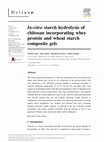 Research paper thumbnail of {"__content__"=>" starch hydrolysis of chitosan incorporating whey protein and wheat starch composite gels.", "i"=>{"__content__"=>"In-vitro"}}