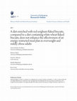 Research paper thumbnail of A Diet Enriched with Red Sorghum Flaked Biscuits, Compared to a Diet Containing White Wheat Flaked Biscuits, Does Not Enhance the Effectiveness of an Energy-Restricted Meal Plan in Overweight and Mildly Obese Adults