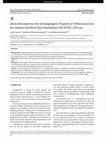 Research paper thumbnail of Quercetin Improves the Anti-angiogenic Property of 5-Fluorouracil on the Human Umbilical Vein Endothelial Cells HUVEC Cell Line