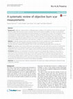 A systematic review of objective burn scar measurements Cover Page