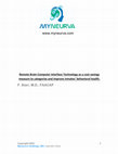 Research paper thumbnail of White Paper BCI in the correctional setting Myneurva