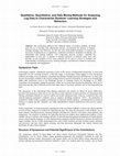 Research paper thumbnail of Qualitative, quantitative, and data mining methods for analyzing log data to characterize students' learning strategies and behaviors [discussant]