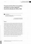 Research paper thumbnail of El ascenso de Eva Perón en la política peronista y la cultura argentina durante las décadas de 1950 y 1960