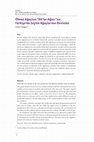 Research paper thumbnail of Ölmez Ağaçtan "Ah'lar Ağacı"na: Türkiye'de Zeytin Ağaçlarının Devinimi