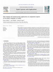 Research paper thumbnail of Data mining and preprocessing application on component reports of an airline company in Turkey