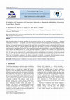 Research paper thumbnail of Evaluation of Compliance of Concreting Materials to Standards in Building Projects in Lagos State, Nigeria