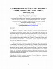 Research paper thumbnail of LAS REFORMAS Y POLÍTICAS EDUCATIVAS EN AMÉRICA COMO UNA UTOPIA PARA EL CONTINENTE