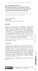 Research paper thumbnail of NOTAS SOBRE JUSTIÇA, RECONHECIMENTO E SUBJETIVAÇÃO NO CONTEXTO DE JUDICIALIZAÇÃO DA VIOLÊNCIA DOMÉSTICA NO BRASIL