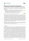 Research paper thumbnail of Exploring the Dedicated Knowledge Base of a Transformation towards a Sustainable Bioeconomy