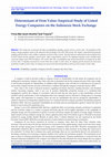 Research paper thumbnail of Determinant of Firm Value: Empirical Study of Listed Energy Companies on the Indonesia Stock Exchange