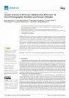 Research paper thumbnail of Sexual Activity in Peruvian Adolescents: Relevance of Socio-Demographic Variables and Sexual Attitudes