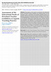 Research paper thumbnail of Assessment of the Educational Needs of Preschool Teacher Candidates as regards Teaching Practice