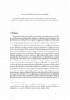 Research paper thumbnail of Il compromesso fra costi e benefici, individuali e sociali, nelle scelte che coinvolgono la vita umana