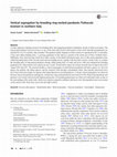 Research paper thumbnail of Vertical segregation by breeding ring-necked parakeets Psittacula krameri in northern Italy